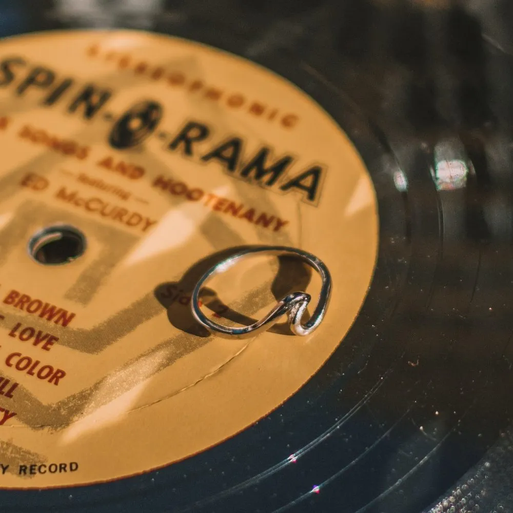 Gold Ocean Wave Ring - Image 5