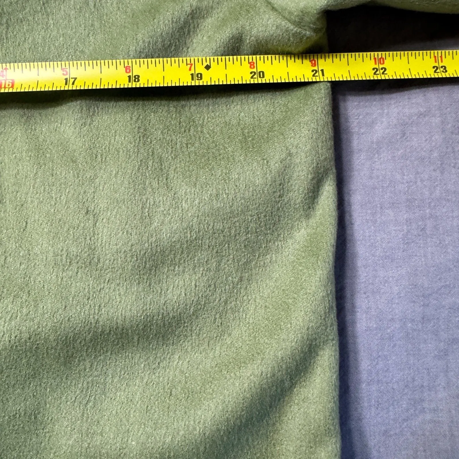 Dana Buchman Cashmere Open Jacket Blazer‎ Women's 6 Green Soft Luxury *HOLES* - Image 7