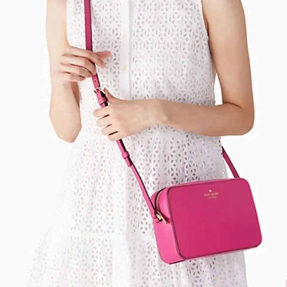 Kate Spade Harper Crossbody - Plum Wine Barbie core - Image 2