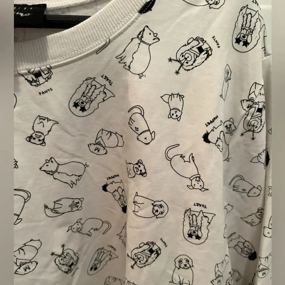 ELOQUII x Katie Sturino Ruff Days Printed Sweatshirt - Image 9