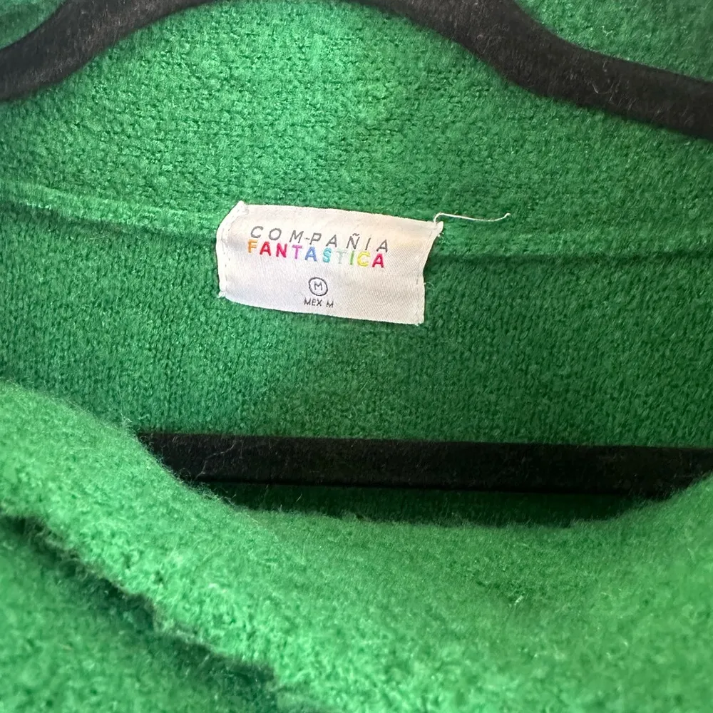 Women’s 100% Wool Compañia Fantastica Jacket Green Size M - Image 4