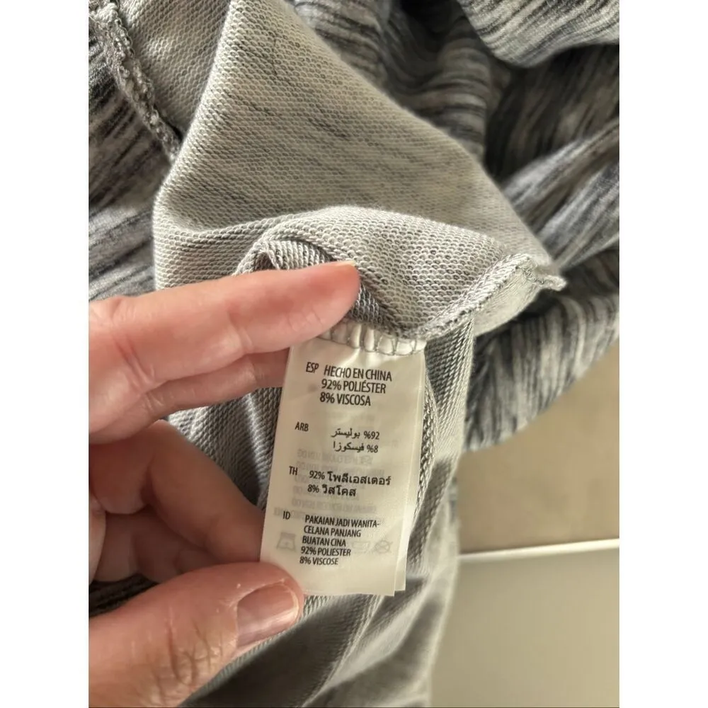 Cotton On Body Gray asymmetrical zip up jacket womens size XL - Image 3