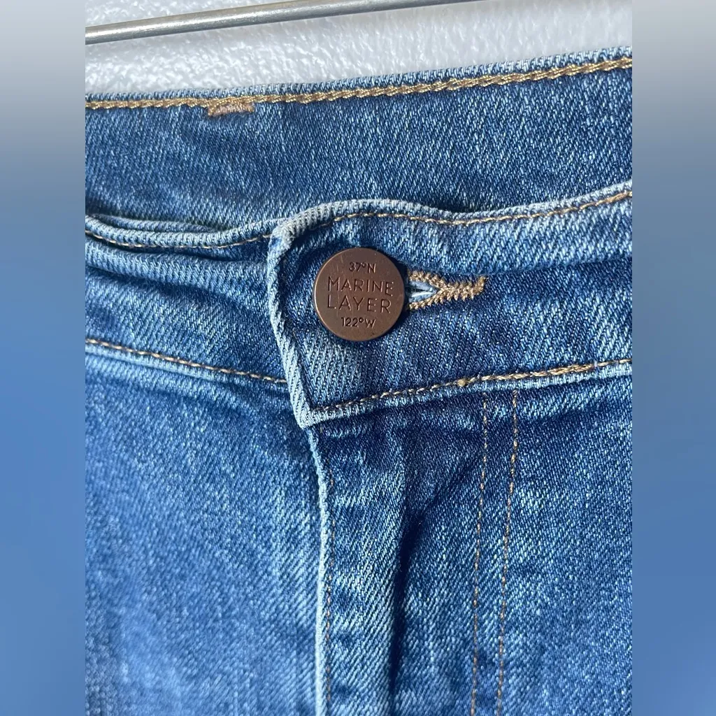 Marine Layer Women's Vintage Straight Denim Jeans High Waisted Size 30 - Image 3