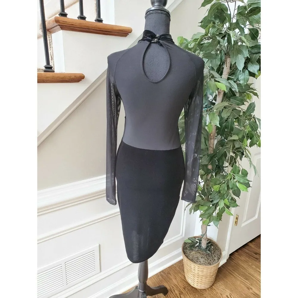 Diosa Women's Black Polyester Casual Dress Size M - Image 6