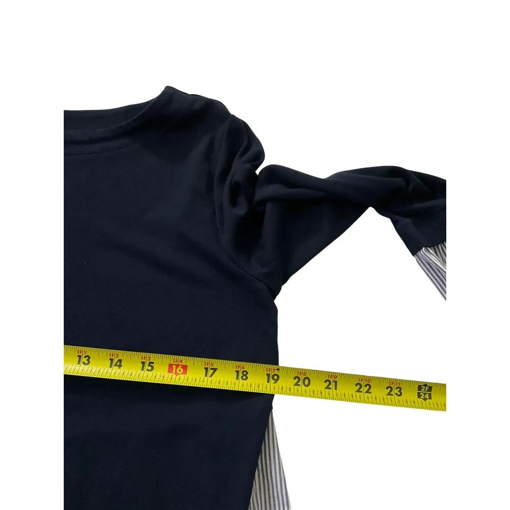 Loft Blue Long Sleeve Shirt Women Size Medium | 33-17 - Image 5