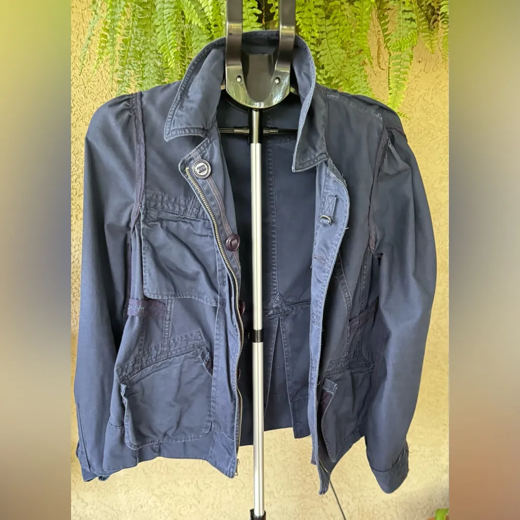 Marc Jacobs  Blue Utility Jacket - Image 4