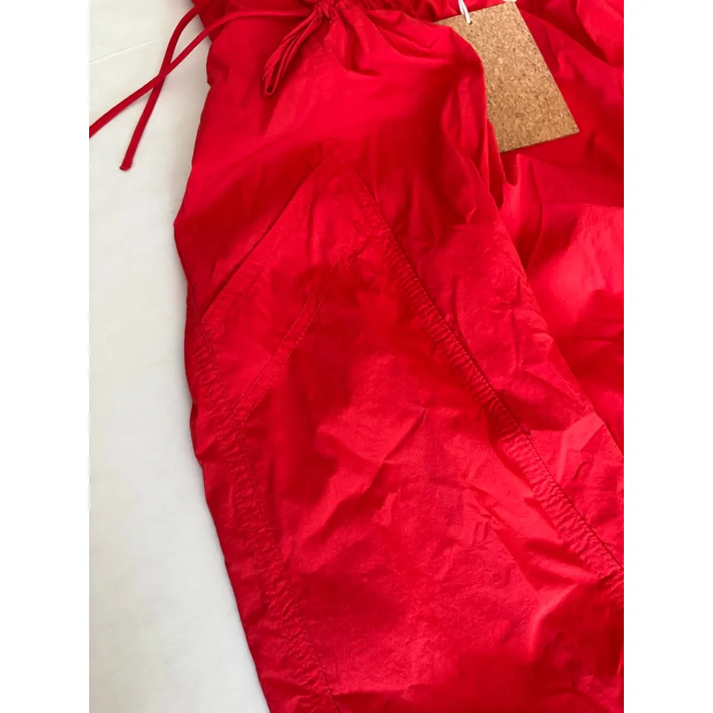 Daily Practice by Anthropologie Keeseville Sleeveless Smocked Dress small Red - Image 16