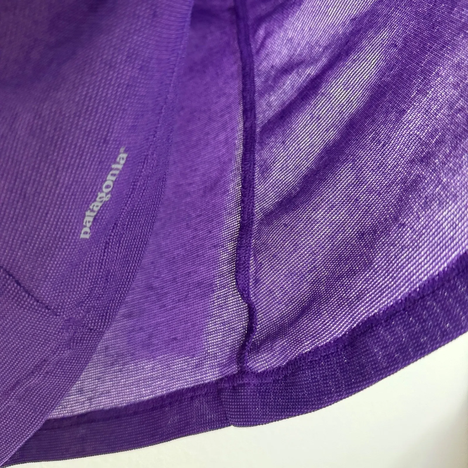 Patagonia Womens Capilene 2 XS Zip Neck Top Purple 1/4 Zip Long Sleeve Ski - Image 10