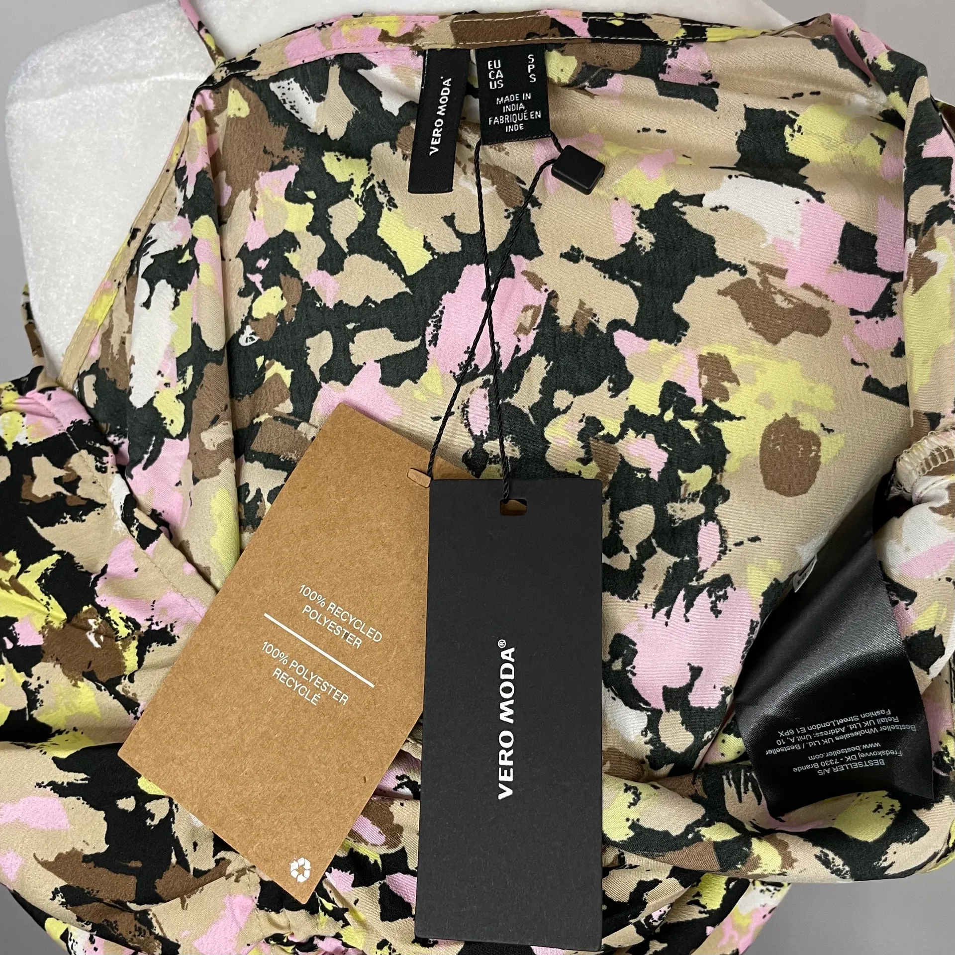 New  Chaddie Camisole Ruched Front Tank Top Printed Multicolor - Image 10