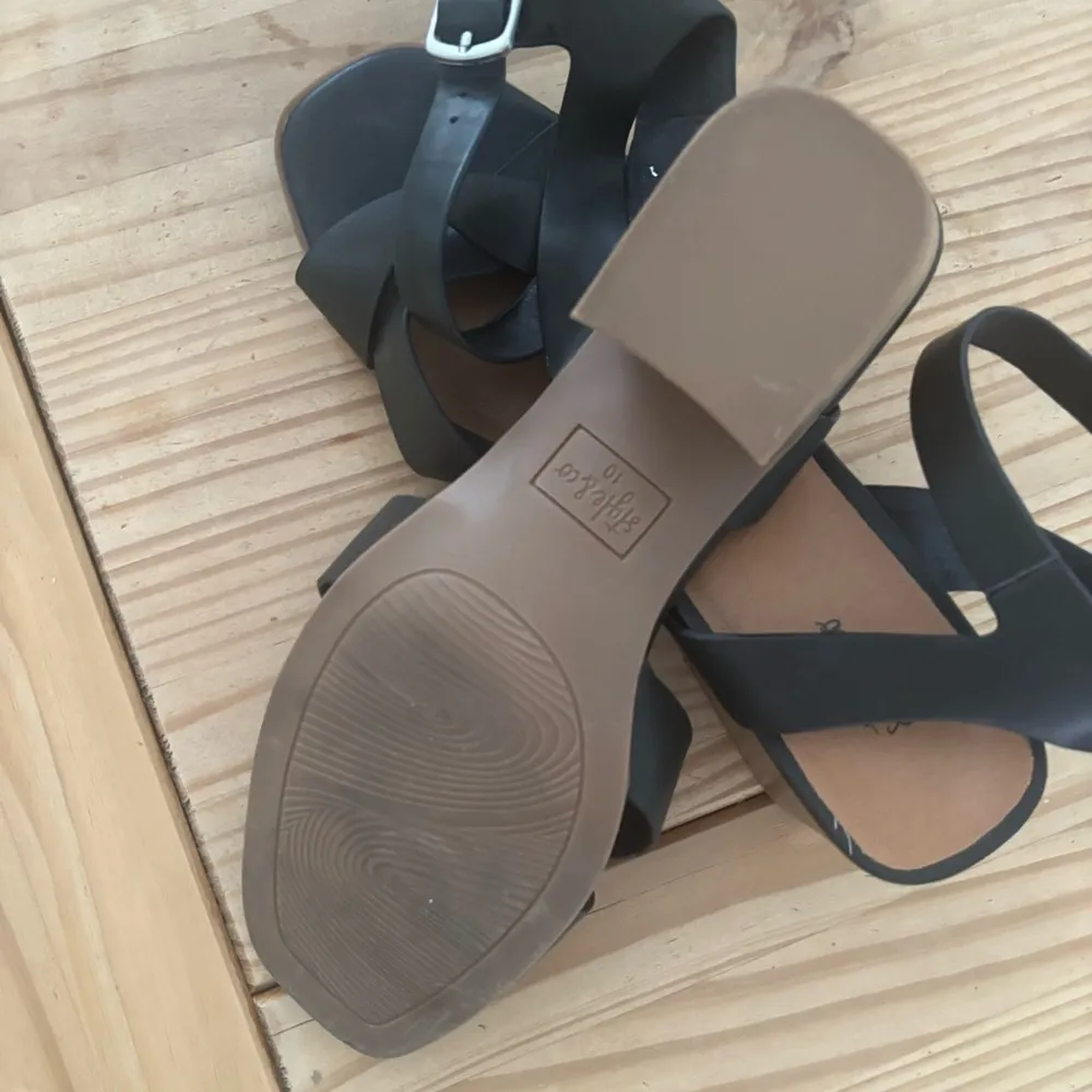 Style & Co Black Heeled Sandals with Ankle Strap - Image 7