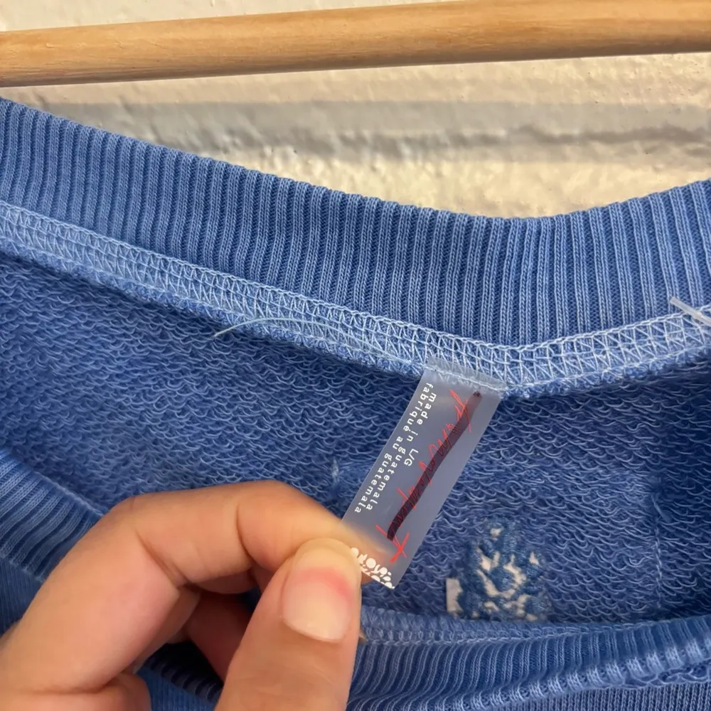 NWOT Free People movement one to beat pullover in blue - Image 5