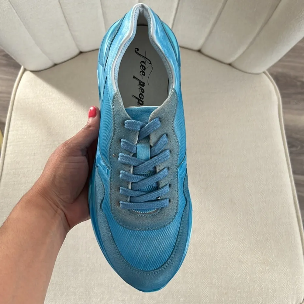 Free People Let’s Wander Washed Sneaker 39 - Image 4