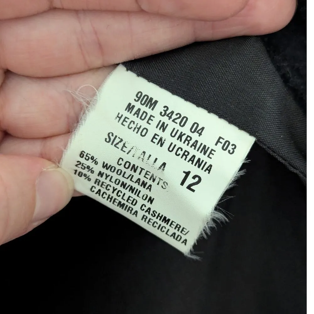 Vintage Bern and Mort Wool Cashmere Jacket Gray Womens 12 Coat Grey Preppy - Image 5