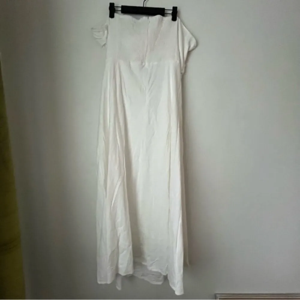 Petal & Pup Rosetta White Strapless Cut Out Midi Dress 16 - Image 12