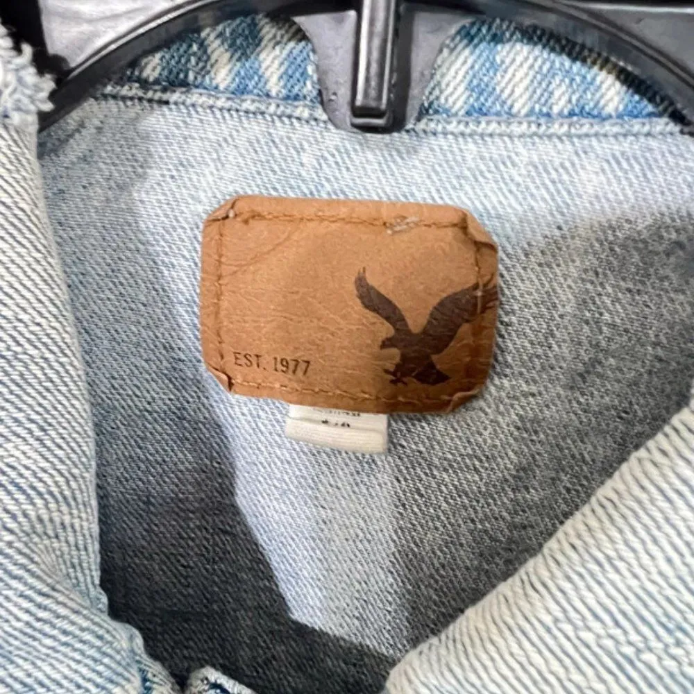 American Eagle small denim jacket - Image 3