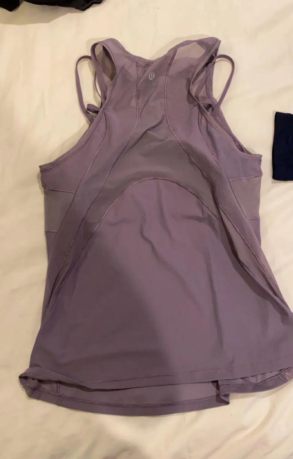 Purple Halter Workout Tank - Image 2