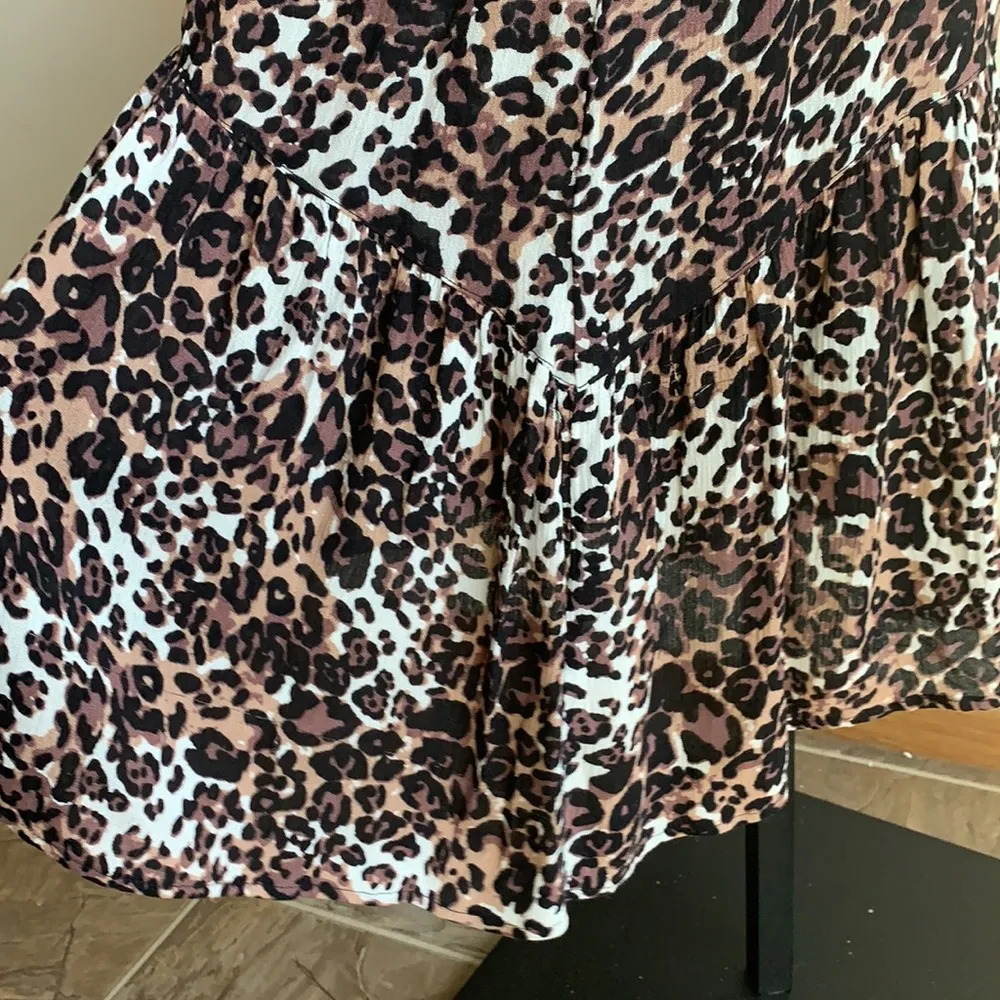 Auguste Leopard Print Midi Dress Size 2 - Image 8