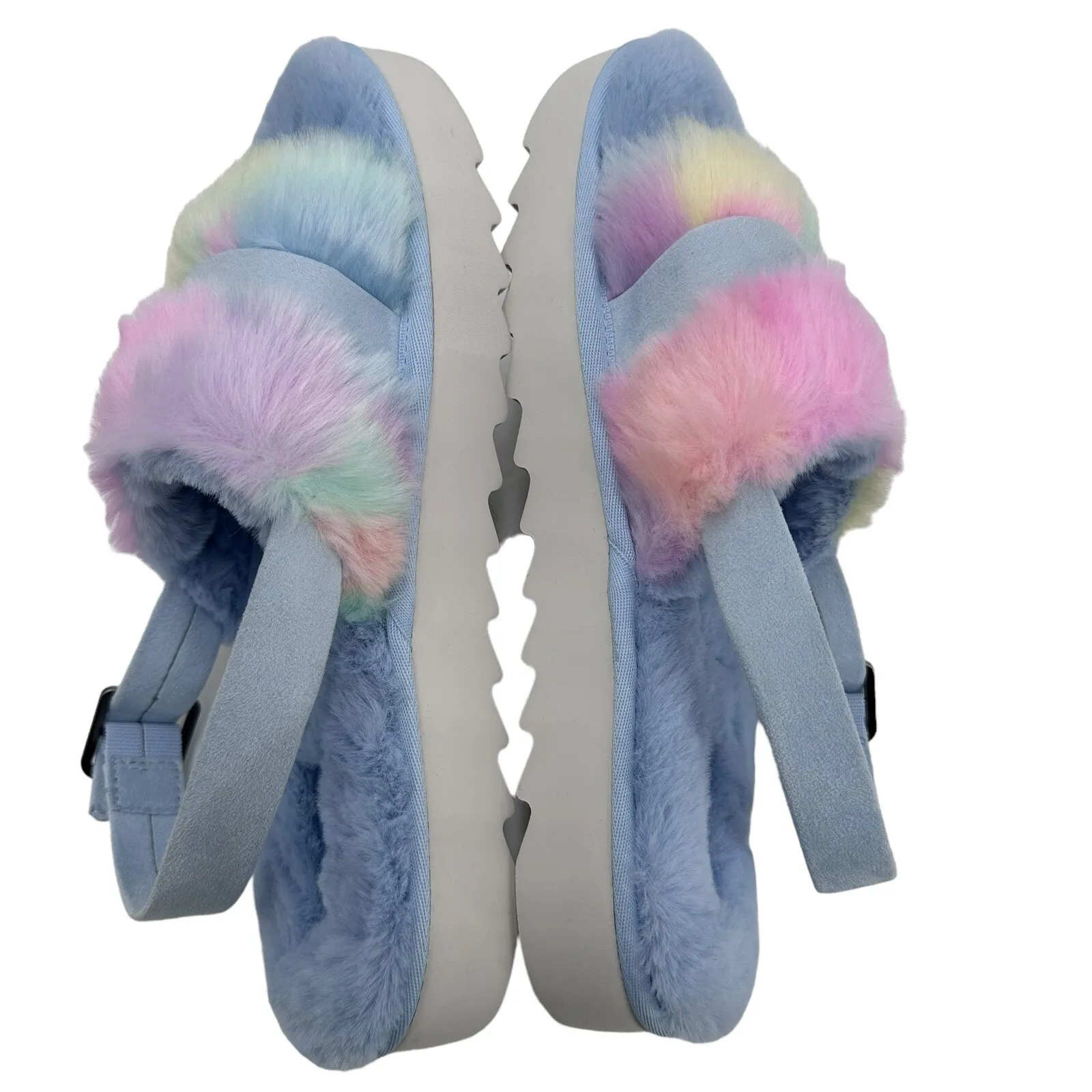 Koolaburra By UGG Fuzz D Out Women's Slippers 11 M‎ Blue Pastel NWOB - Image 7