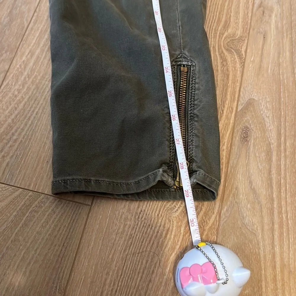 7 for all mankind jeans women's olive green/gray jeans size 30 - Image 7