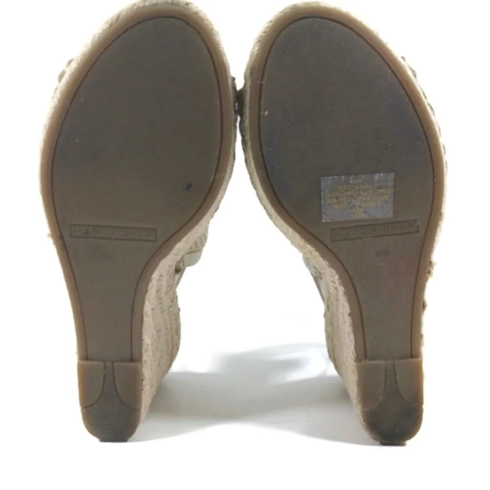 Marc Fisher Senton Espadrille Sandals GUC size 6M  SS#34 - Image 8