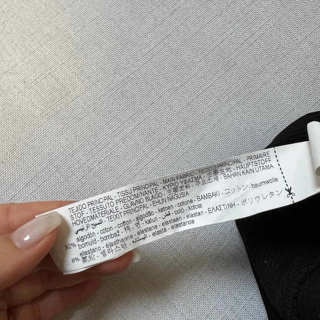 Zara Black Sleeveless Knit Romper - Image 6