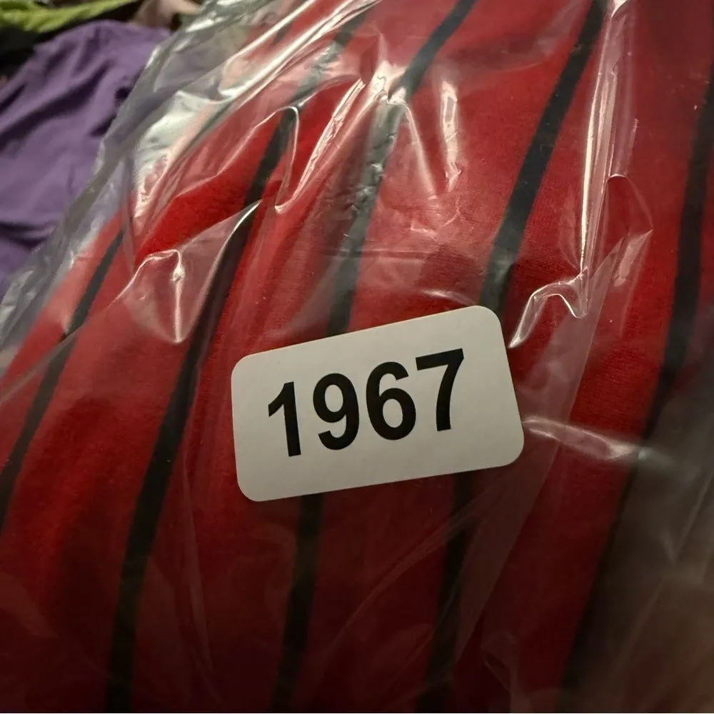 Heart &‎ Hips Striped Red Bodysuit Red Size L - Image 4