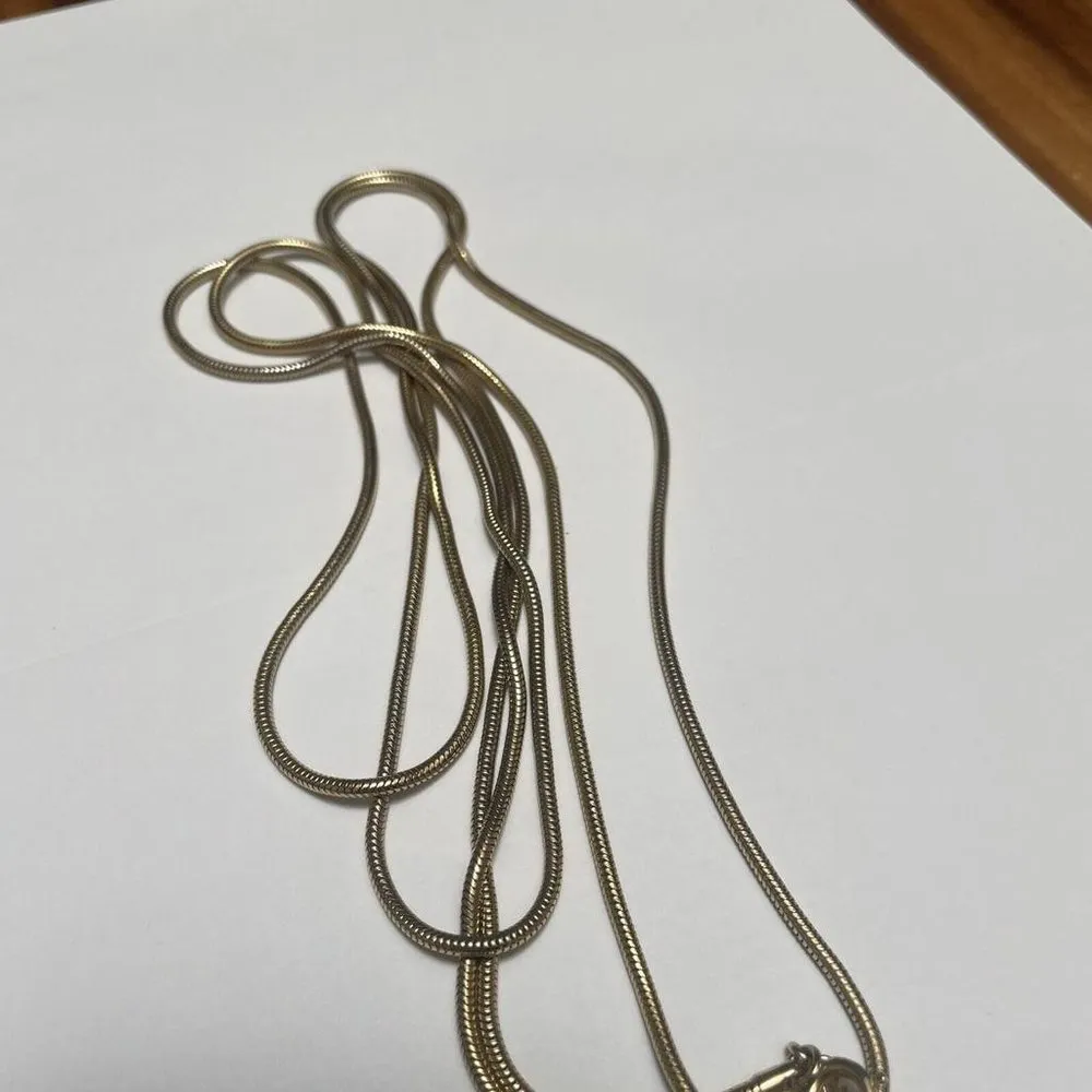 Women’s Vintage Signed Crown Trifari Gold Tone Chain Necklace 59 1/2 Inch - Image 7