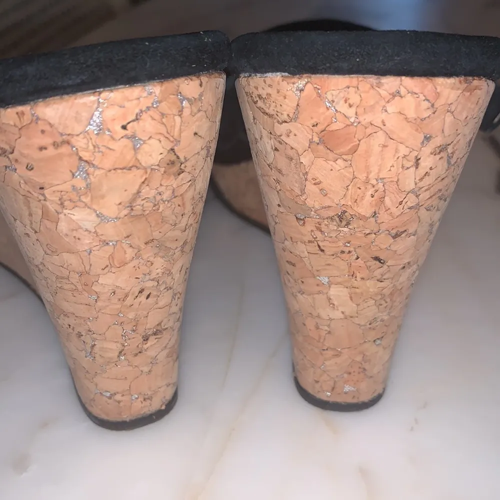 Ugg black Suede Jullita Wedge Sandal - Image 10