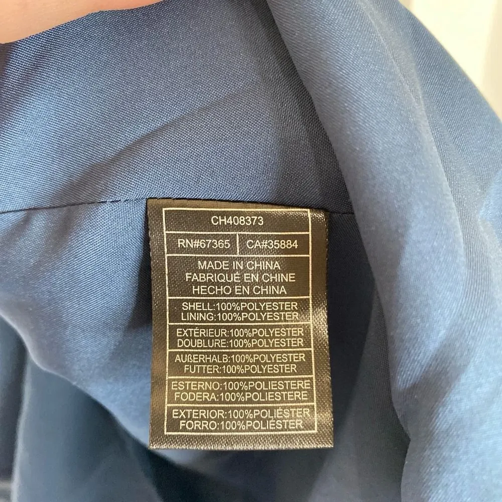 CUPCAKES AND CASHMERE Sundra Cold Shoulder Dress Navy Blue Size 0 - Image 8