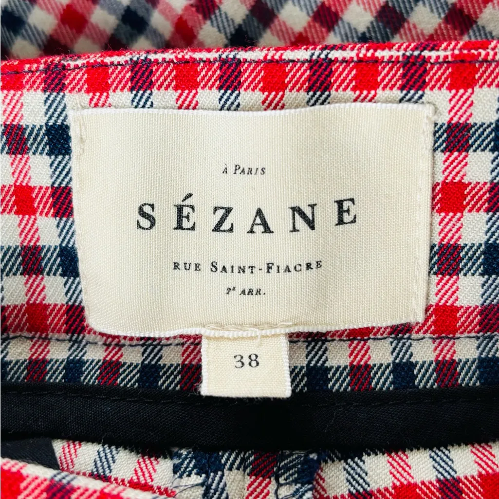 Sézane Women's Clara Checks Trousers size 38 French (6 US) - Image 5