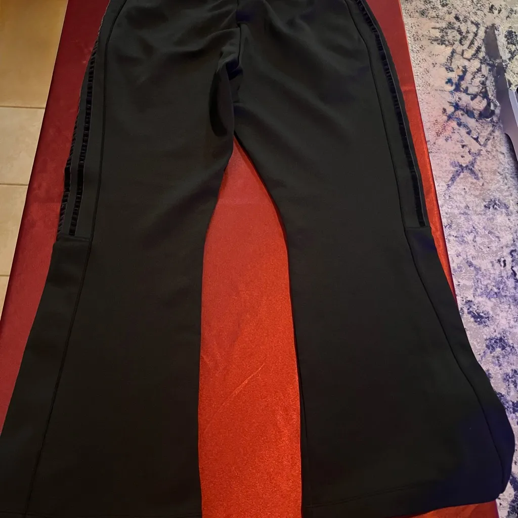 Adidas Black flare lounge pants - Image 11