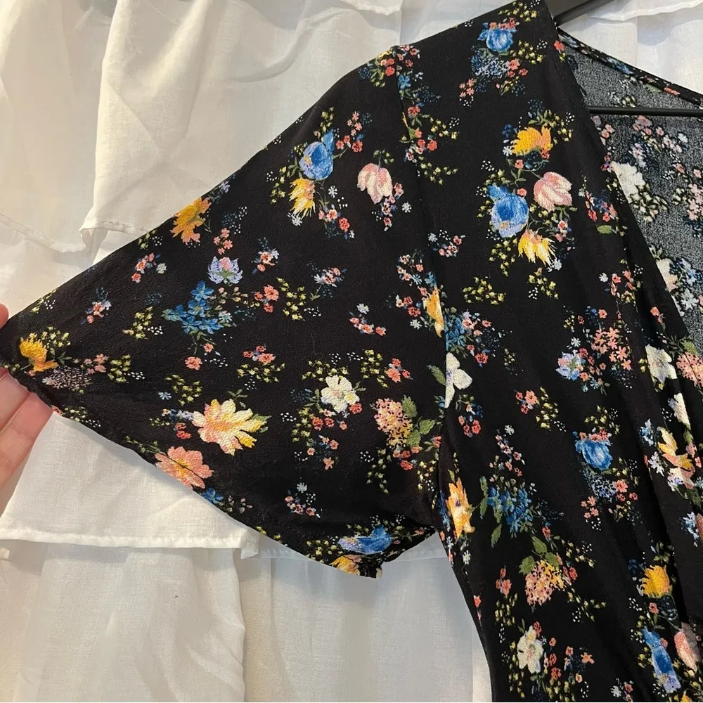 Wild Fable Floral Maxi Romper w/ Zipper Back - Size XS - Image 2