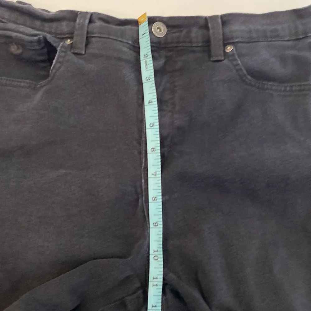 Gloria Vanderbilt Black Straight Leg High Rise Jeans Sz 8 Long Cotton Casual - Image 9