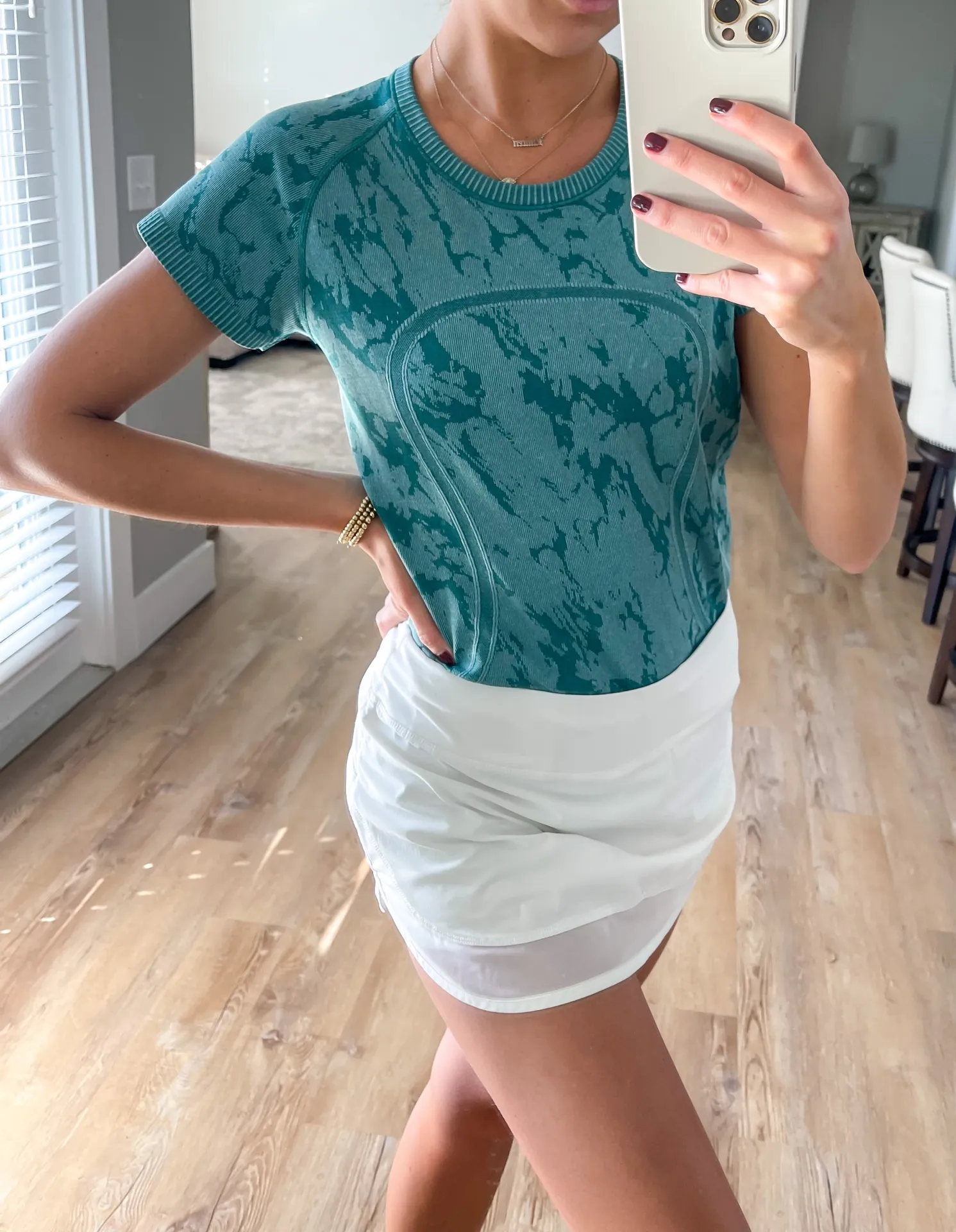 Lululemon Turquoise Swiftly Tech Shirt  - Image 3