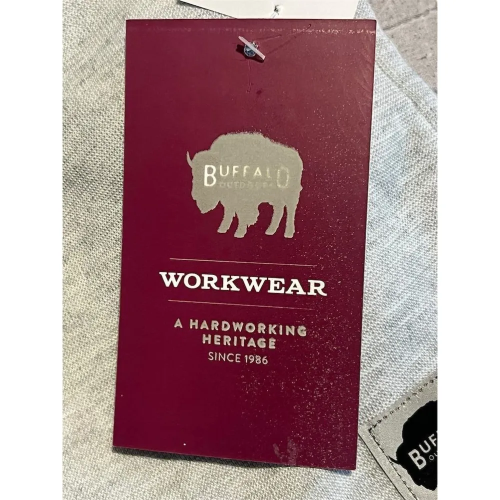 Buffalo Outdoors Sweat Shorts Womens Size M Heather Grey Drawstring 2 Pockets Size M - Image 7