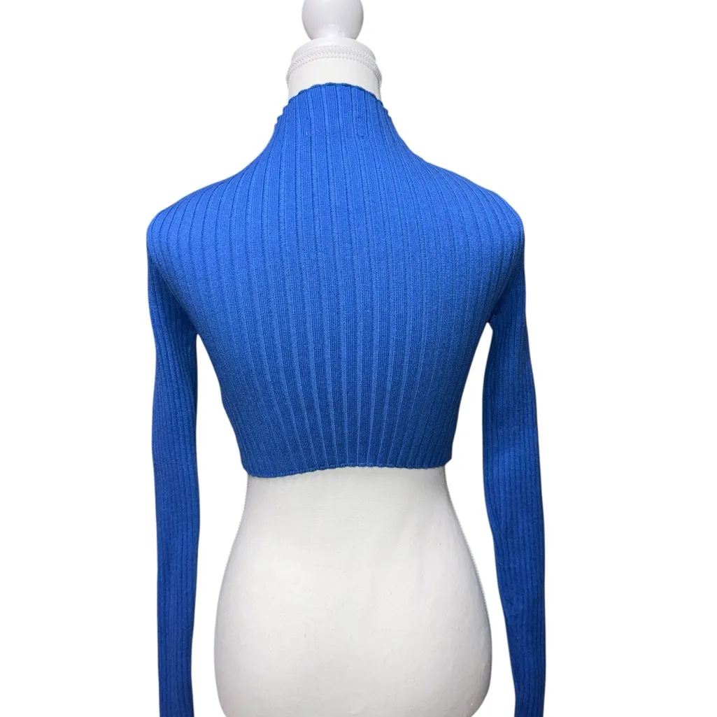 Edikted Bonnie Rib Crop Sweater - Image 4