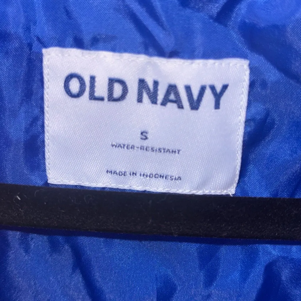 Vintage Old Navy Electric Blue Puffer Vest Women's Size Small - Image 4