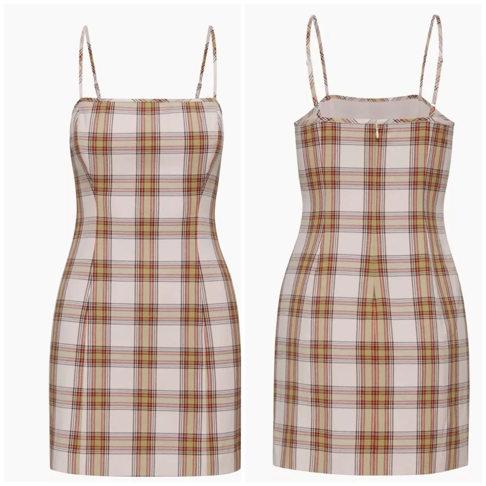 Sunday Best plaid mini dress Brown Size 4 - Image 6