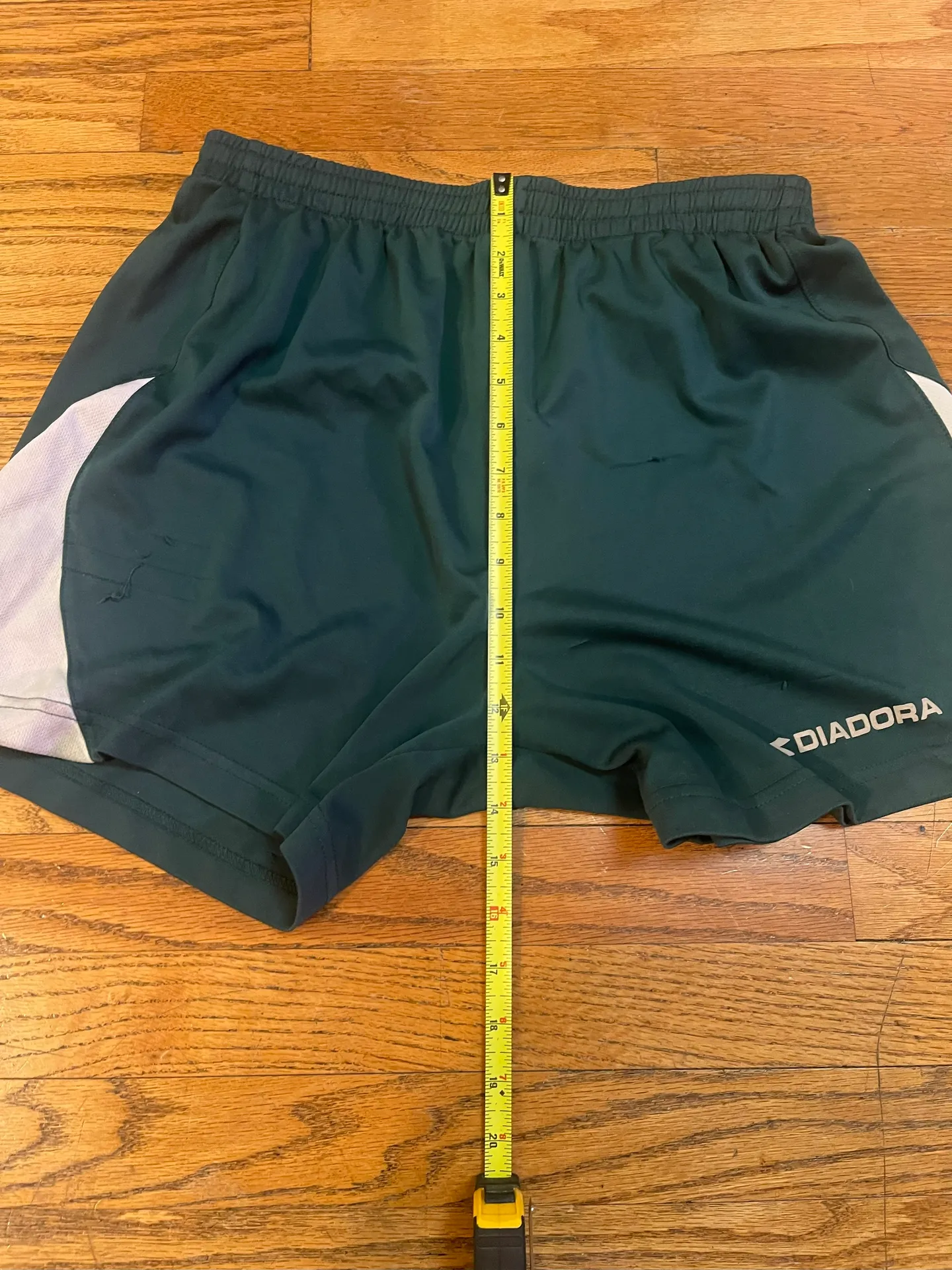Vintage Diadora Soccer Shorts Green Size M - Image 6