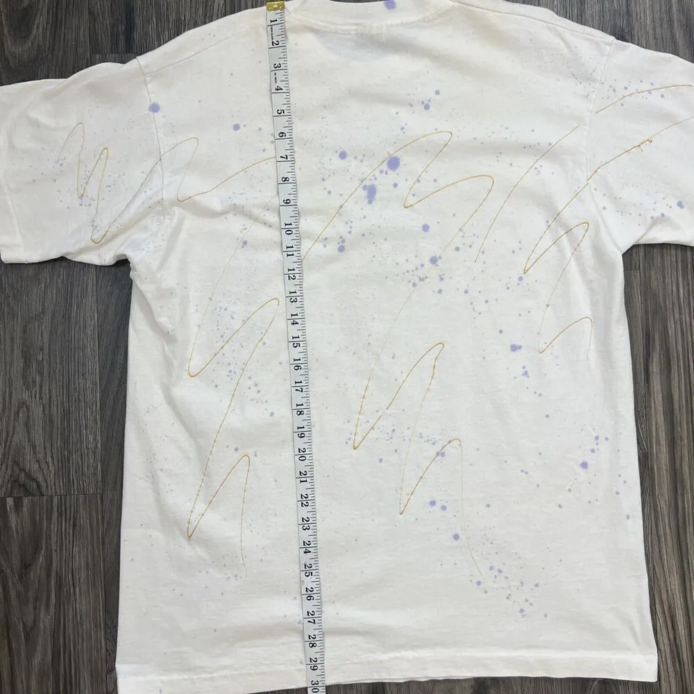 Fruit Of The Loom Vintage Single Stitch Floral Short Sleeve T-Shirt Size XL - Image 8