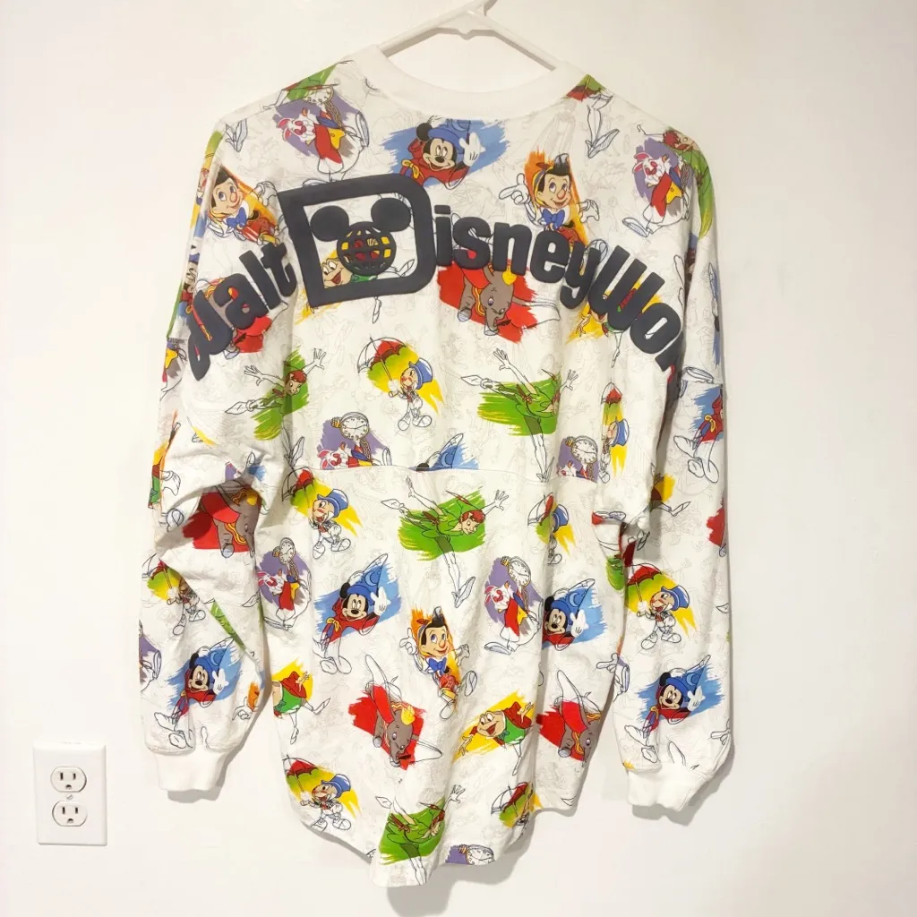 2020 Disney Parks XS Walt Disney World Ink Paint Spirit Jersey Mickey Peter Pan - Image 4