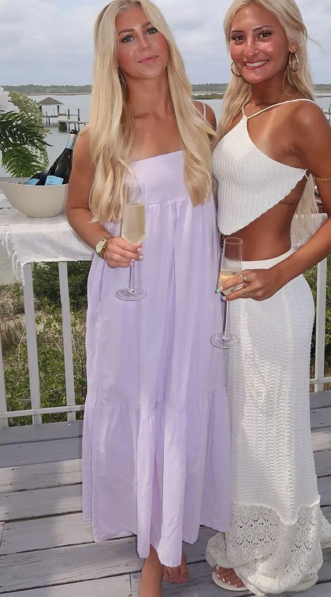 Lilac Petal & Pup Maxi Dress - Image 3