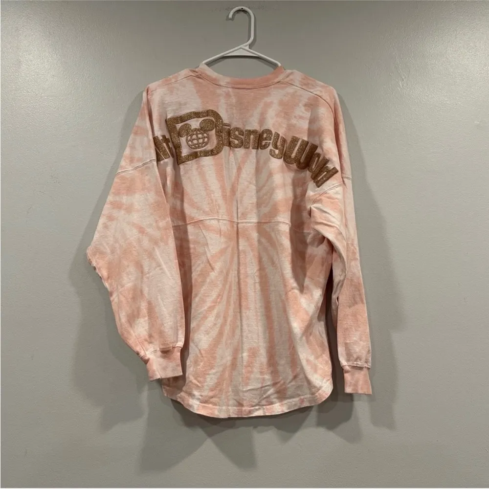 Disney Spirit Jersey Briar Rose Gold Pink Tie Dye Disney World Oversized XS - Image 2
