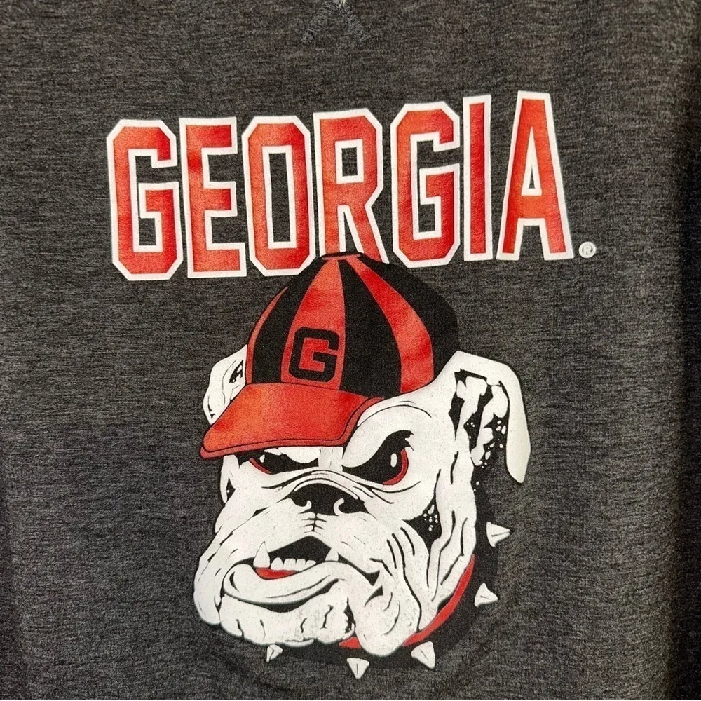 Gameday Couture Georgia Bulldogs Grey Women's Medium‎ Large Oversized Hi - Image 3