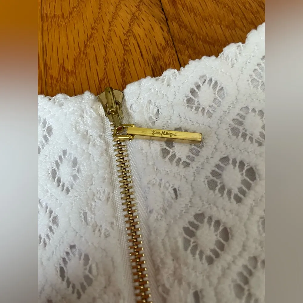 Lilly Pulitzer Paradise Island Engineered Lace Stelle Dress in Resort White - Image 13