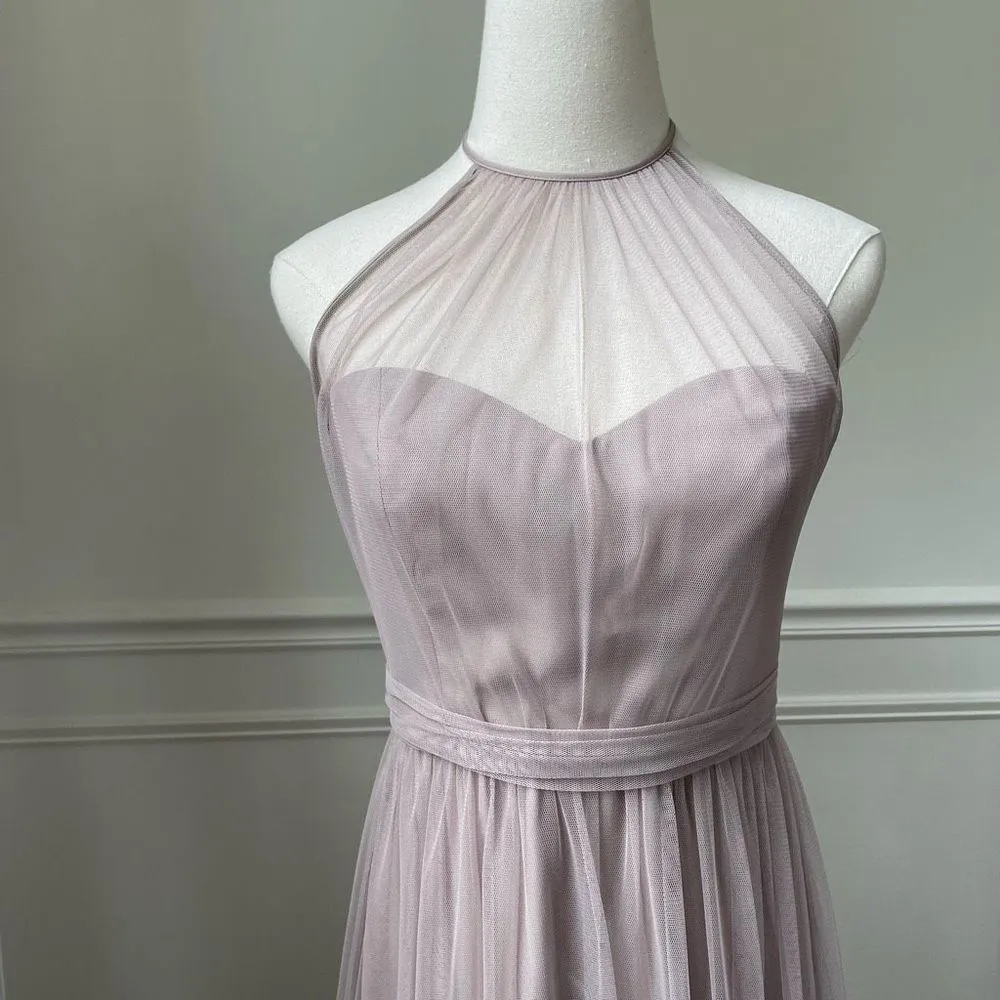 Aliki Bridesmaid Prom Formal Dress Gown Latte 4 - Image 3