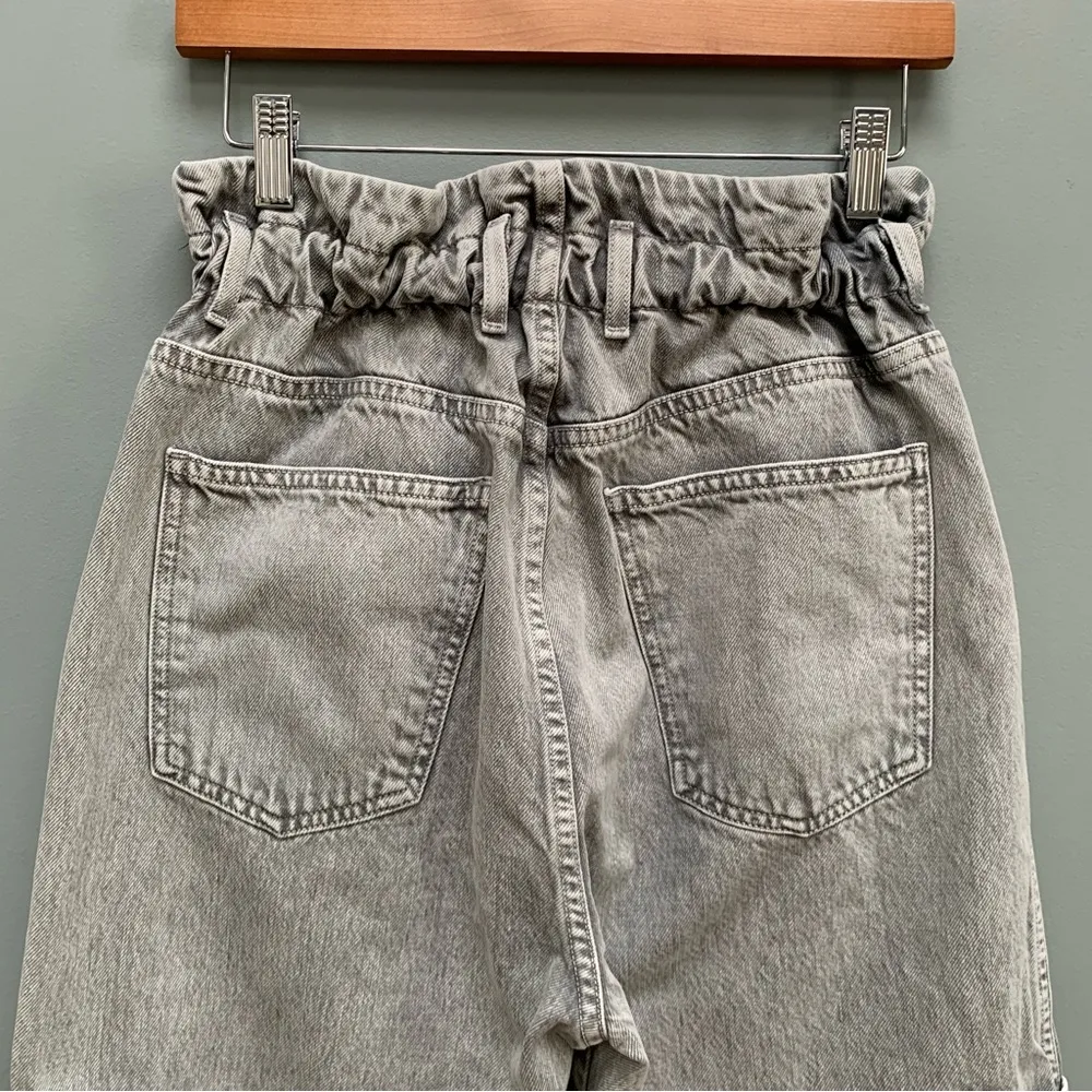 Citizens of Humanity Annika Patch Pocket Jeans Grey Paper Bag Waist 30 - Image 9