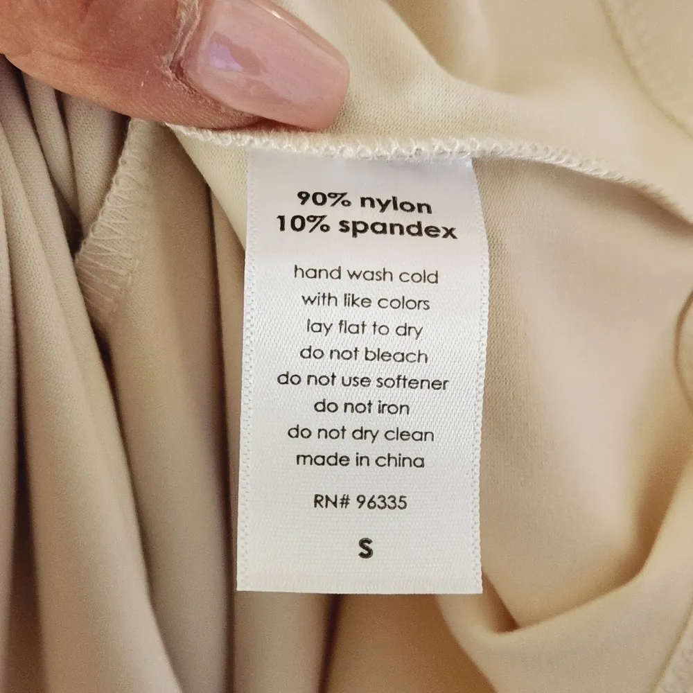 SUSANA Monaco Heart shape chest cutout Bodycon Almond color Size: S - Image 10