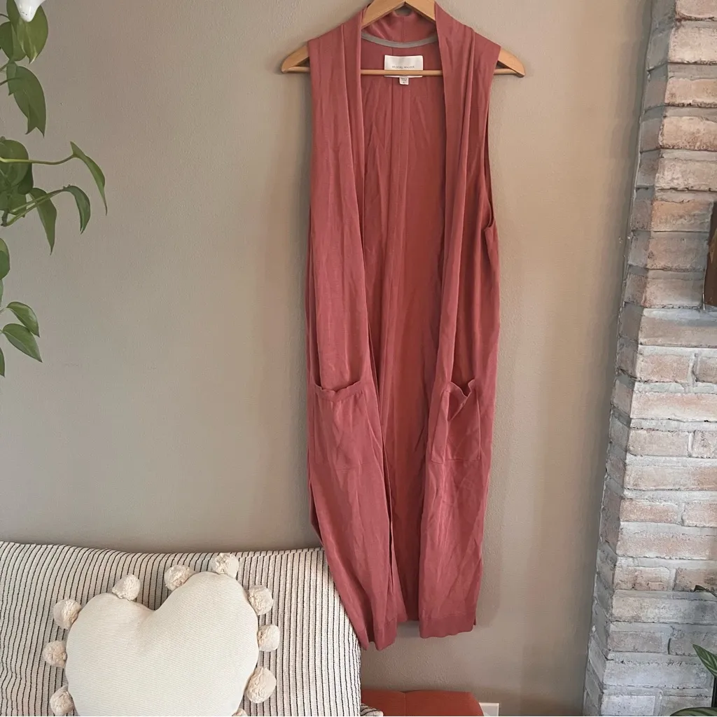 BROCHU WALKER Thames‎ Sleeveless Cardigan - Image 3