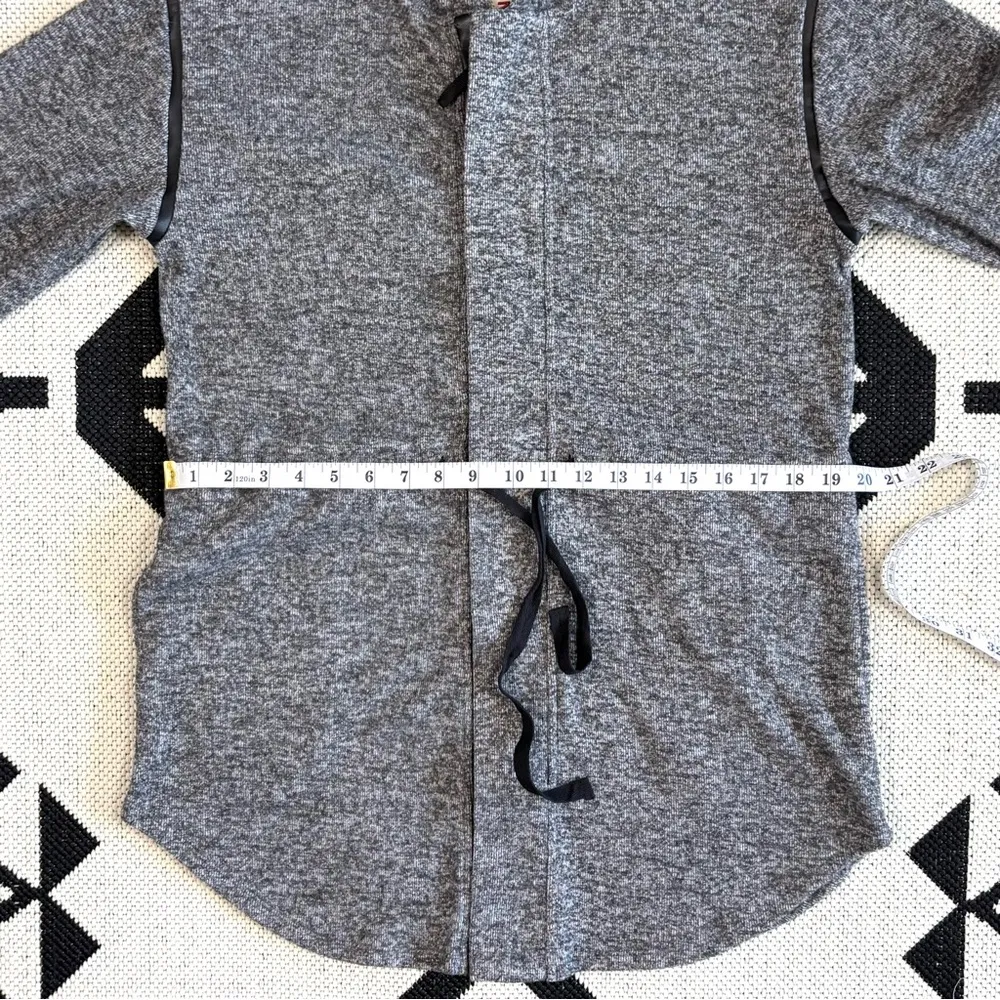 Dolan Left Coast X Anthropologie Gray Lena
Oversized Zip Front Hoodie XS - Image 7